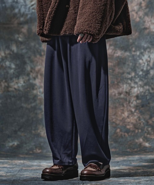 Jih Nunc(ジーヌンク)の「mp15263-TRポンチ刺繍ロゴバルーンパンツ(JIH-R1232)(スウェットパンツ・メンズ・ネイビー/グレイッシュベージュ/ブラック・L/M/S)」の20枚目の写真