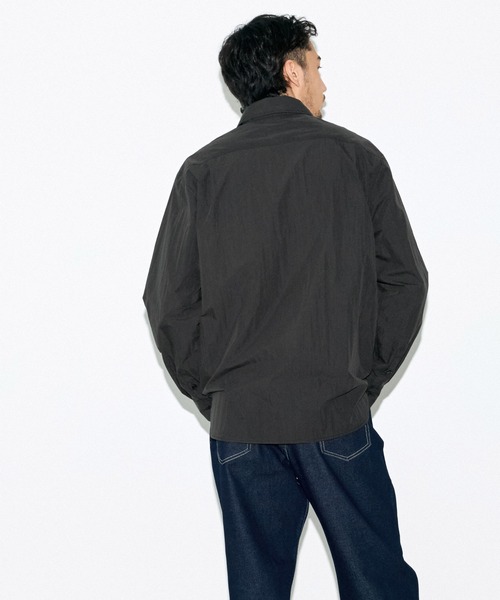 coca(coca)(コカ)の「コットンナイロン長袖シャツ(シャツ/ブラウス・メンズ・ブラック/アイボリー・M/XL/L)」の12枚目の写真