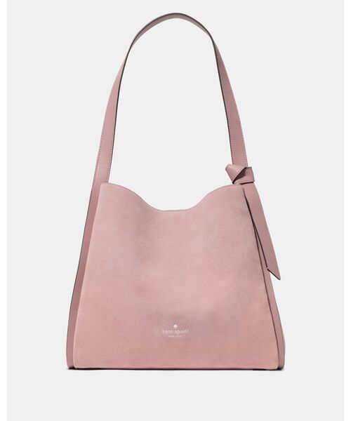 kate spade new york(ケイトスペード ニューヨーク)の「ノット スエード ラージ キャリーオール(トートバッグ・レディース・ピンク・ONESIZE)」の5枚目の写真