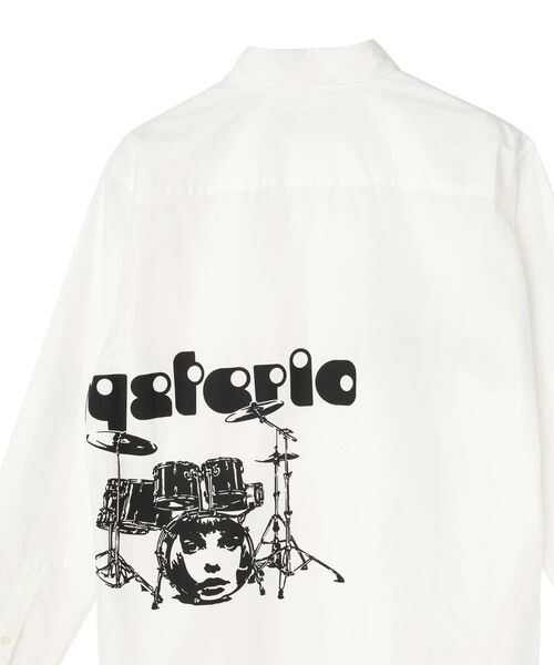 HYSTERIC GLAMOUR(ヒステリックグラマー)の「BAD ASS MAMA レギュラーカラーシャツ(シャツ/ブラウス・メンズ・ホワイト/ブラック・MEDIUM/SMALL/LARGE/X-LARGE)」の5枚目の写真