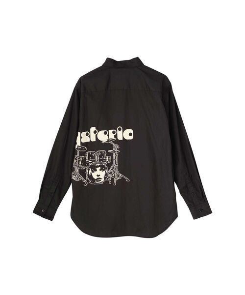 HYSTERIC GLAMOUR(ヒステリックグラマー)の「BAD ASS MAMA レギュラーカラーシャツ(シャツ/ブラウス・メンズ・ホワイト/ブラック・MEDIUM/SMALL/LARGE/X-LARGE)」の6枚目の写真