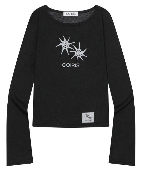 COIRIS(コイリス)の「◇COIRIS◇ブランド直輸入正規品/LYRA シースルー スリム 長袖 Tシャツ LYRA SEE THROUGH SLIM LONG SLEEVE T(Tシャツ/カットソー・レディース・ブラック/チャコール/ホワイト・FREE)」の10枚目の写真