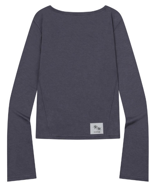 COIRIS(コイリス)の「◇COIRIS◇ブランド直輸入正規品/LYRA シースルー スリム 長袖 Tシャツ LYRA SEE THROUGH SLIM LONG SLEEVE T(Tシャツ/カットソー・レディース・ブラック/チャコール/ホワイト・FREE)」の12枚目の写真