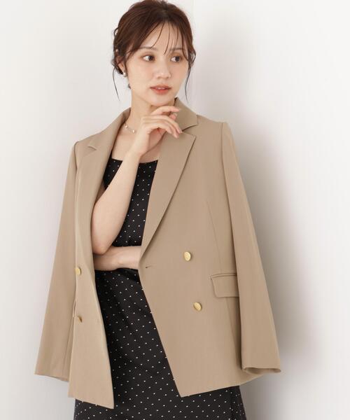 PROPORTION BODY DRESSING(プロポーションボディドレッシング)の「Wブレストジャケット / 1216250902(テーラードジャケット・レディース・ベージュ/グレー/ブラウン・MEDIUM/PSS/SMALL)」の21枚目の写真