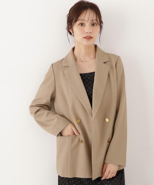 PROPORTION BODY DRESSING(プロポーションボディドレッシング)の「Wブレストジャケット / 1216250902(テーラードジャケット・レディース・ベージュ/グレー/ブラウン・MEDIUM/PSS/SMALL)」の17枚目の写真