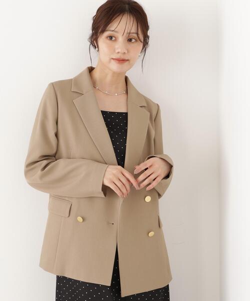 PROPORTION BODY DRESSING(プロポーションボディドレッシング)の「Wブレストジャケット / 1216250902(テーラードジャケット・レディース・ベージュ/グレー/ブラウン・MEDIUM/PSS/SMALL)」の16枚目の写真