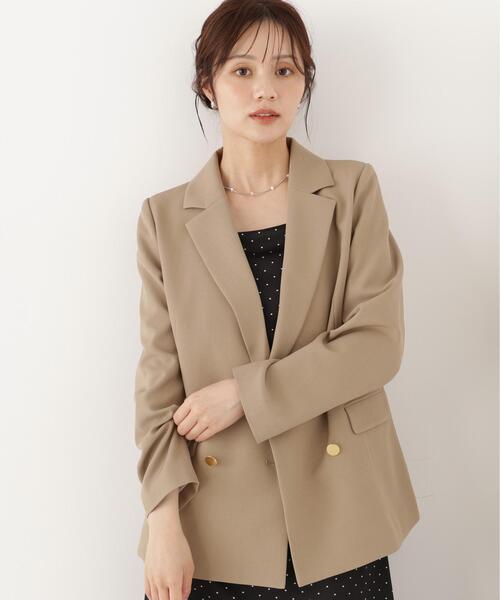 PROPORTION BODY DRESSING(プロポーションボディドレッシング)の「Wブレストジャケット / 1216250902(テーラードジャケット・レディース・ベージュ/グレー/ブラウン・MEDIUM/PSS/SMALL)」の15枚目の写真