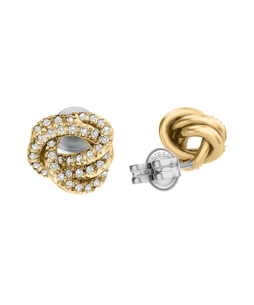 EMPORIO ARMANI(エンポリオアルマーニ)の「エンポリオ・アルマーニ アクセサリー レディース ピアス ゴールド EGS3426710(ピアス(両耳用)・レディース・ゴールド・FREE)」の3枚目の写真