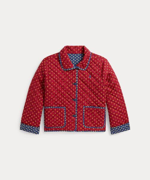 LAUREN ラルフローレン 花柄ジャケット コットン レディース POLO RALPH LAUREN｜ポロ ラルフ ローレンのジャケット/アウター（花柄