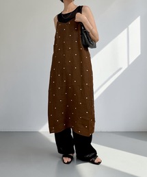 THE SOIS（ソア）の「刺繍シアーキャミワンピース（ワンピース）」