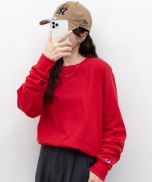 Champion Authentic LONGSLEEVE T-SHIRTS チャンピオン ベーシック ロンT ワンポイント オーバーサイズ サイズ展開多数 5.2オンス L/S 長袖Tシャツ/CC8C