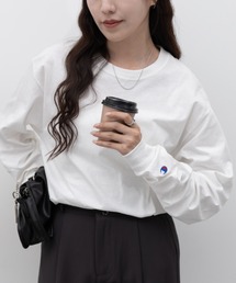 Champion（チャンピオン）の「Champion Authentic LONGSLEEVE T-SHIRTS チャンピオン ベーシック ロンT ワンポイント オーバーサイズ サイズ展開多数 5.2オンス L/S 長袖Tシャツ/CC8C（Tシャツ/カットソー）」