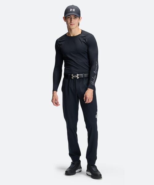 UNDER ARMOUR(アンダーアーマー)の「UAヒートギア フィッティド ロングスリーブ ノベルティ クルーネック シャツ(ゴルフ/メンズ)(Tシャツ/カットソー・メンズ・ブラック・XL/M/S/2XL/L/3XL)」の3枚目の写真