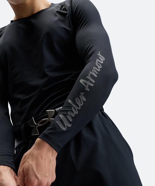 UNDER ARMOUR(アンダーアーマー)の「UAヒートギア フィッティド ロングスリーブ ノベルティ クルーネック シャツ(ゴルフ/メンズ)(Tシャツ/カットソー・メンズ・ブラック・XL/M/S/2XL/L/3XL)」の7枚目の写真