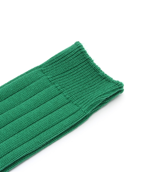 ADAM ET ROPE'（アダムエロペ）の「ベーシックリブソックス（ソックス/靴下・メンズ・ホワイト/グリーン/サンドベージュ/ネイビー・FREE）」の5枚目の写真