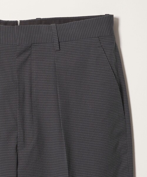 UNITED ARROWS(ユナイテッドアローズ)の「<SOVEREIGN> ギンガムチェック 1プリーツ スラックス RELAX MODEL(セットアップ・メンズ・ダークグレー・L)」の9枚目の写真