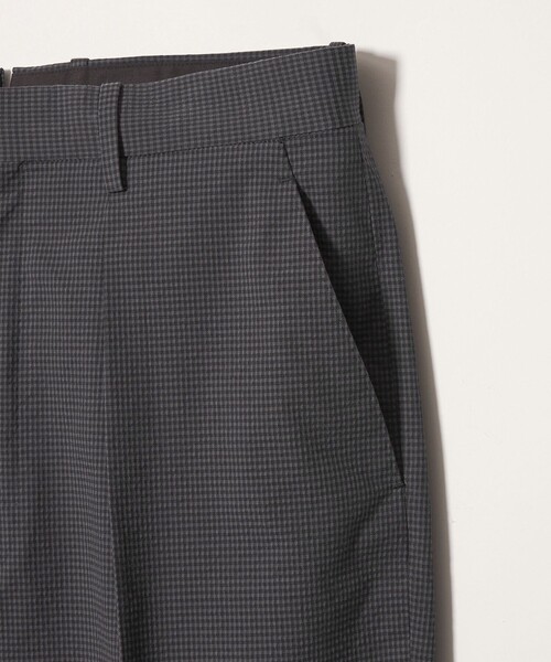 UNITED ARROWS(ユナイテッドアローズ)の「<SOVEREIGN> ギンガムチェック 1プリーツ スラックス RELAX MODEL(セットアップ・メンズ・ダークグレー・L)」の10枚目の写真