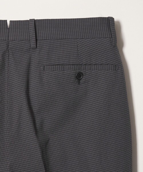 UNITED ARROWS(ユナイテッドアローズ)の「<SOVEREIGN> ギンガムチェック 1プリーツ スラックス RELAX MODEL(セットアップ・メンズ・ダークグレー・L)」の11枚目の写真