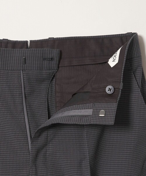 UNITED ARROWS(ユナイテッドアローズ)の「<SOVEREIGN> ギンガムチェック 1プリーツ スラックス RELAX MODEL(セットアップ・メンズ・ダークグレー・L)」の12枚目の写真