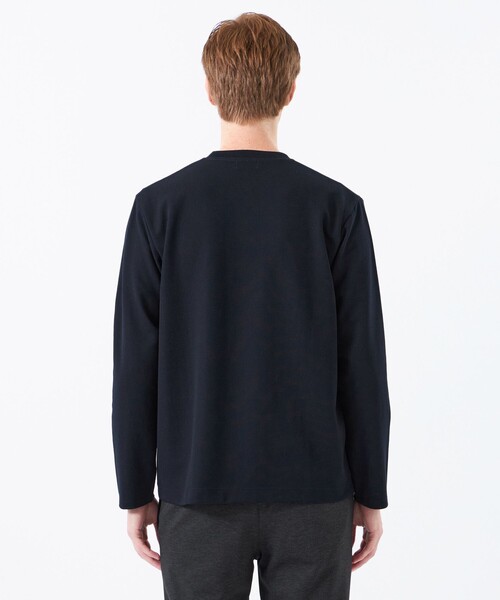 MACKINTOSH PHILOSOPHY(マッキントッシュ フィロソフィー)の「クルーネックロンT サーフニット(Tシャツ/カットソー・メンズ・ダークネイビー/ホワイト/ブラック・40/38)」の10枚目の写真