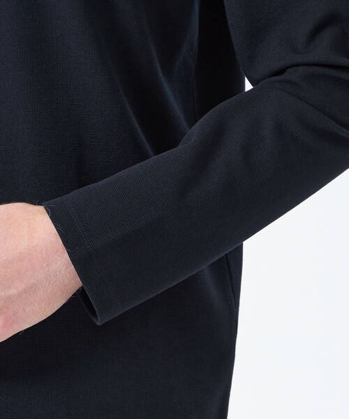 MACKINTOSH PHILOSOPHY(マッキントッシュ フィロソフィー)の「クルーネックロンT サーフニット(Tシャツ/カットソー・メンズ・ダークネイビー/ホワイト/ブラック・40/38)」の11枚目の写真