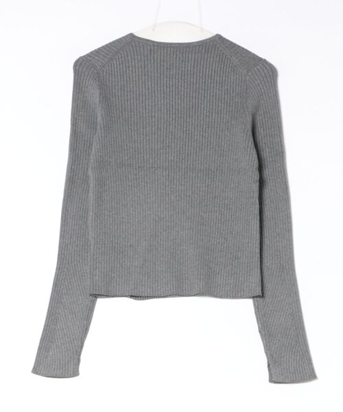 ALLSAINTS(オールセインツ)の「CRUZ ASYMMETRIC BUTTON-FRONT CARDIGAN | CRUZ アシンメトリー ボタンフロント カーディガン(カーディガン/ボレロ・レディース・グレー系その他・S/L/XS/M)」の8枚目の写真