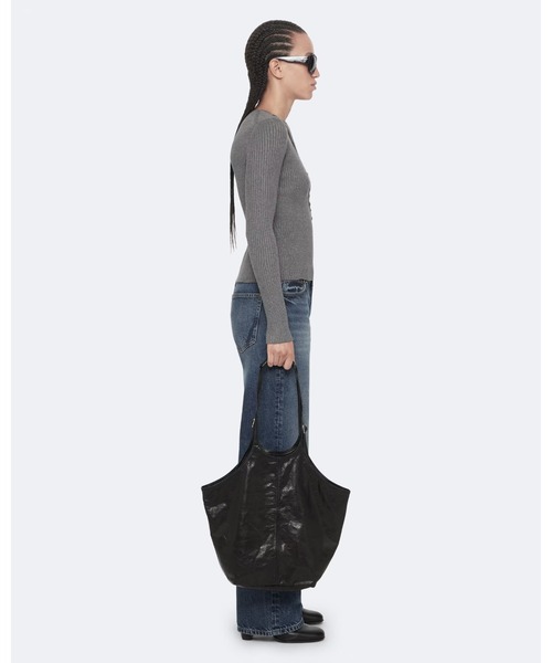 ALLSAINTS(オールセインツ)の「CRUZ ASYMMETRIC BUTTON-FRONT CARDIGAN | CRUZ アシンメトリー ボタンフロント カーディガン(カーディガン/ボレロ・レディース・グレー系その他・S/L/XS/M)」の5枚目の写真