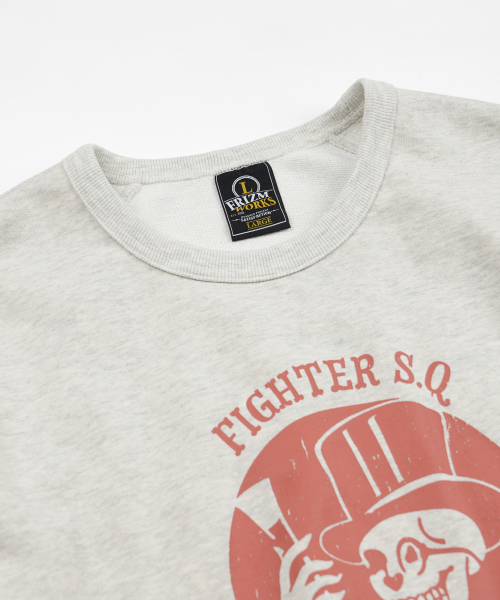 FRIZMWORKS(フリズムワークス)の「95TH FIGHTER SQ SWEATSHIRT _ OATMEAL(スウェット・メンズ・その他・SMALL/MEDIUM/LARGE/X-LARGE)」の3枚目の写真