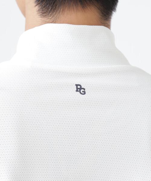 PEARLY GATES（パーリーゲイツ）の「37.5×FTYメッシュ長袖ハイネックカットソー ＜PG BODY＞ (MENS)（Tシャツ/カットソー・メンズ・ネイビー/グリーン/ホワイト・X-LARGE/MEDIUM/LARGE）」の14枚目の写真