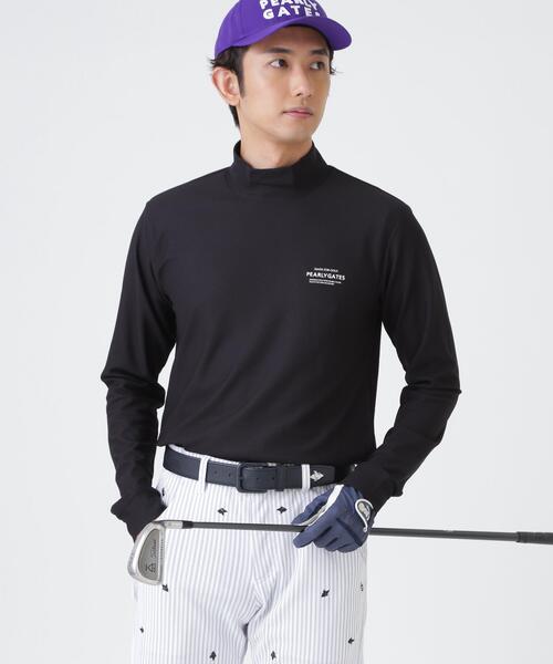 PEARLY GATES（パーリーゲイツ）の「37.5×FTYメッシュ長袖ハイネックカットソー ＜PG BODY＞ (MENS)（Tシャツ/カットソー・メンズ・ネイビー/グリーン/ホワイト・X-LARGE/MEDIUM/LARGE）」の21枚目の写真