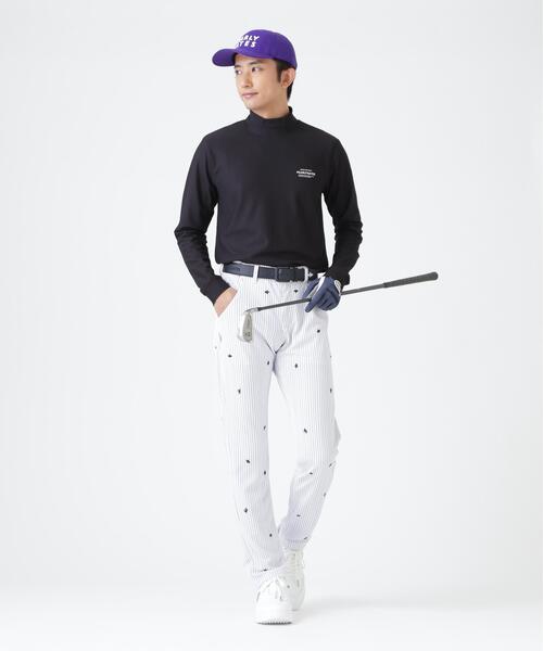 PEARLY GATES（パーリーゲイツ）の「37.5×FTYメッシュ長袖ハイネックカットソー ＜PG BODY＞ (MENS)（Tシャツ/カットソー・メンズ・ネイビー/グリーン/ホワイト・X-LARGE/MEDIUM/LARGE）」の22枚目の写真