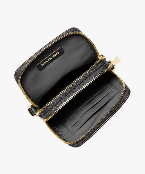 MICHAEL KORS(マイケルコース)の「JET SET ペブルレザー スマートフォン クロスボディ スモール(ショルダーバッグ・レディース・ブラック・FREE)」の3枚目の写真