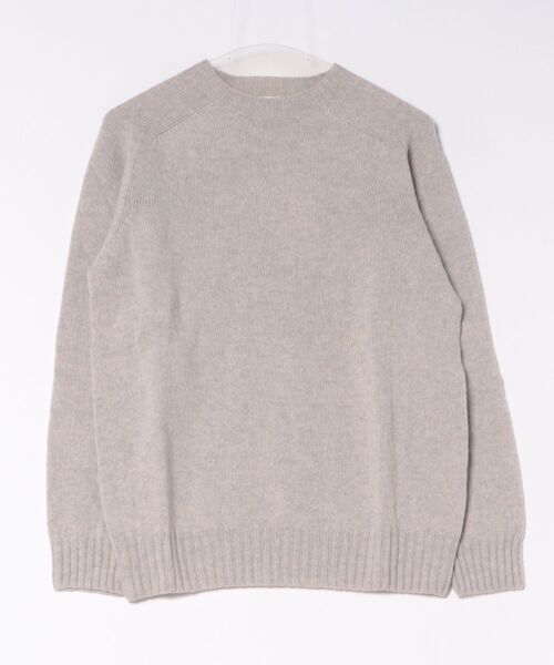 Morris & Sons（モリスアンドサンズ）の「MORRIS & SONS | ジーロンラム クルーネックニット（ニット/セーター・メンズ・イエロー/レッド/ブラウン系その他/ピンク系その他/オートミール/グリーン/ブラック/ブルー系その他/パープル系その他・2/3/1）」の4枚目の写真