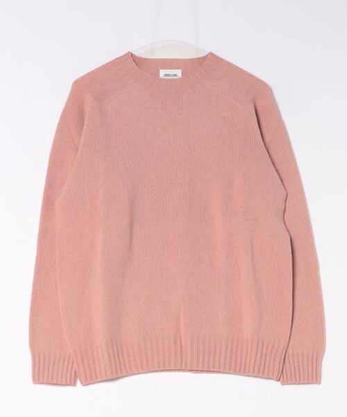 Morris & Sons（モリスアンドサンズ）の「MORRIS & SONS | ジーロンラム クルーネックニット（ニット/セーター・メンズ・イエロー/レッド/ブラウン系その他/ピンク系その他/オートミール/グリーン/ブラック/ブルー系その他/パープル系その他・2/3/1）」の9枚目の写真