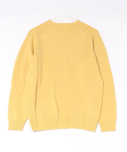 Morris & Sons（モリスアンドサンズ）の「MORRIS & SONS | ジーロンラム クルーネックニット（ニット/セーター・メンズ・イエロー/レッド/ブラウン系その他/ピンク系その他/オートミール/グリーン/ブラック/ブルー系その他/パープル系その他・2/3/1）」の10枚目の写真