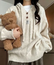 ニットヘンリープルオーバー