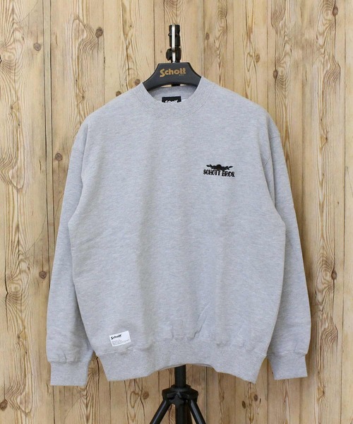 Schott(ショット)の「CREW SWEAT SHAKE HAND HORSE(スウェット・メンズ・ブラウン/グレー/ブラック・XL/XXL/M/L)」の7枚目の写真