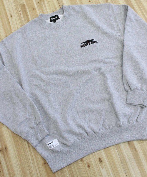 Schott(ショット)の「CREW SWEAT SHAKE HAND HORSE(スウェット・メンズ・ブラウン/グレー/ブラック・XL/XXL/M/L)」の9枚目の写真