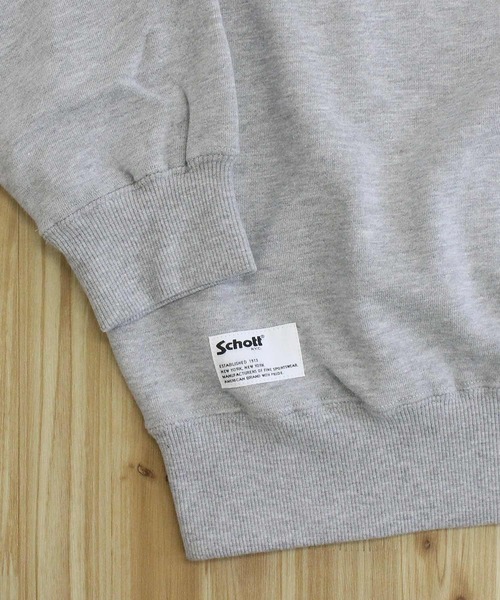 Schott(ショット)の「CREW SWEAT SHAKE HAND HORSE(スウェット・メンズ・ブラウン/グレー/ブラック・XL/XXL/M/L)」の17枚目の写真