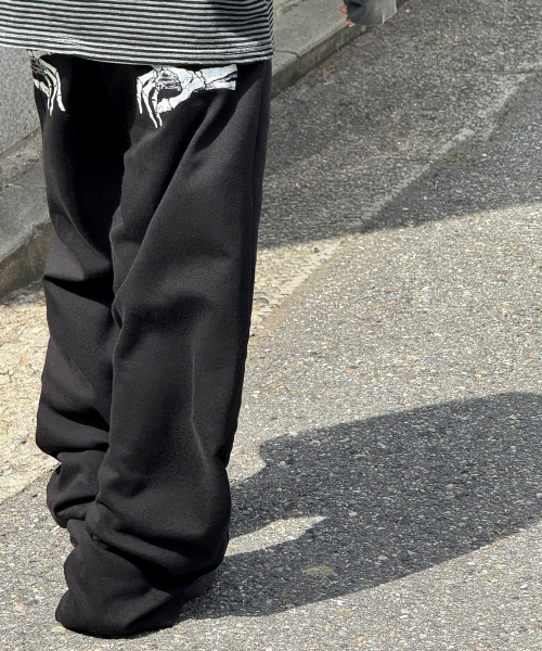 SCALLYWAG（スカリーワグ）の「ET BONE FINGER スウェットパンツ[ブラック]（スウェットパンツ・レディース・その他・MEDIUM/LARGE）」の3枚目の写真