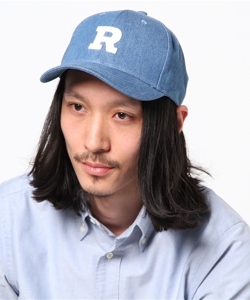 B:MING by BEAMS(ビーミングバイビームス)の「ビーミング by ビームス / デニムロゴキャップ(キャップ・メンズ・サックスブルー/インディゴブルー・ONE SIZE)」の3枚目の写真
