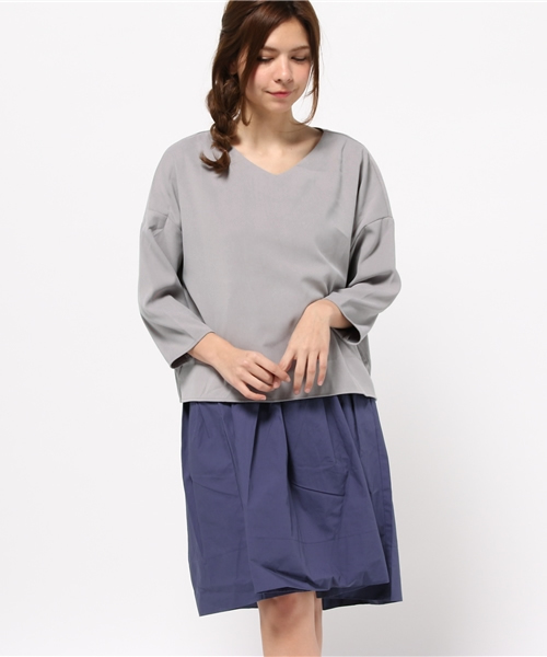 mystic（ミスティック）の「【mystic】セットアップワンピース（ワンピース・レディース・キャメル/グレー/ベージュ・ﾌﾘ-）」の2枚目の写真