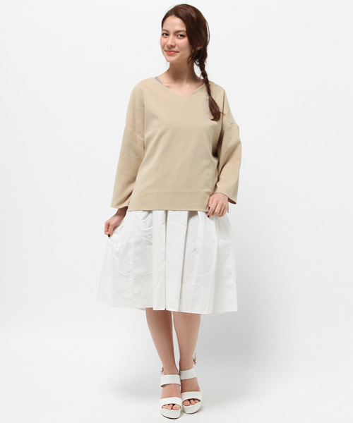 mystic（ミスティック）の「【mystic】セットアップワンピース（ワンピース・レディース・キャメル/グレー/ベージュ・ﾌﾘ-）」の7枚目の写真