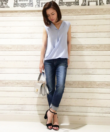 31 Sons de mode | ノースリーブカシュクールブラウス	(シャツ/ブラウス)