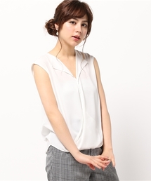 31 Sons de mode | ノースリーブカシュクールブラウス	(シャツ/ブラウス)