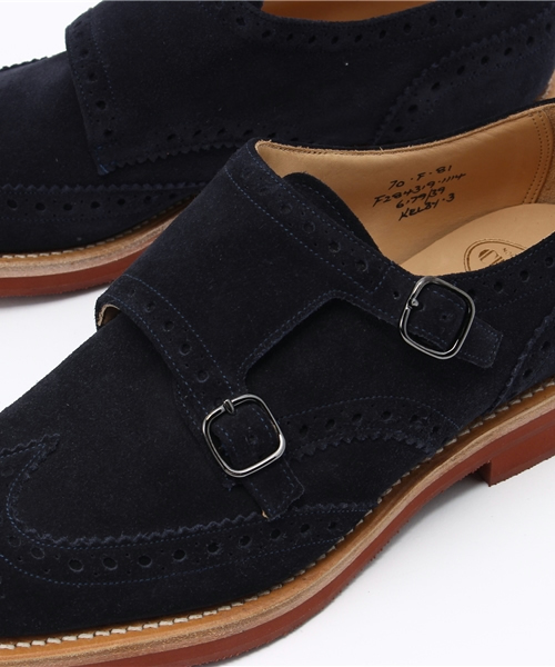 Church's（チャーチ）の「Church's ダブルモンクストラップシューズ（ドレスシューズ・メンズ・ベージュ/ブルー・7.5/7/6.5/8）」の7枚目の写真
