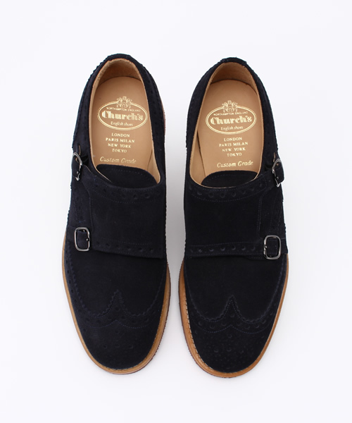 Church's（チャーチ）の「Church's ダブルモンクストラップシューズ（ドレスシューズ・メンズ・ベージュ/ブルー・7.5/7/6.5/8）」の10枚目の写真