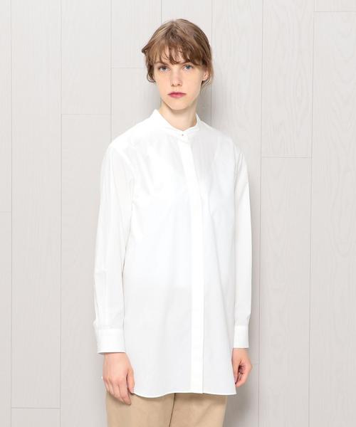 BEAUTY&YOUTH UNITED ARROWS - H BEAUTY&YOUTH【BAND COLLAR SHIRT】 BEAUTY&YOUTH UNITED ARROWS（ビューティーアンドユース