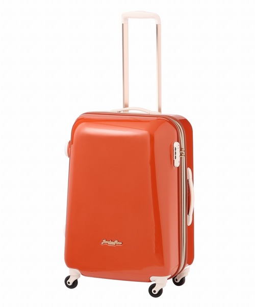 Jewelna Rose(ジュエルナローズ)の「キャンディポケットスーツケース 46~55L SA39872(スーツケース/キャリーバッグ・レディース・サックスブルー/ホワイト/ライトグレー/ダークグレー/イエロー/ライトブルー/ネイビー/スカイブルー/オレンジ/ライトピンク/アイボリー/ライトブラウン・FREE/MEDIUM)」の12枚目の写真