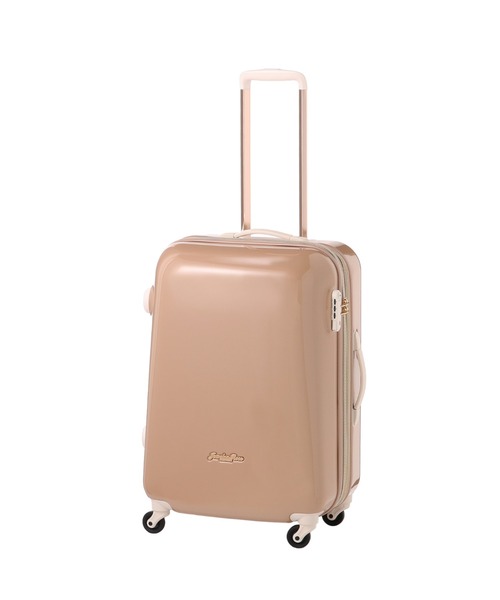 Jewelna Rose(ジュエルナローズ)の「キャンディポケットスーツケース 46~55L SA39872(スーツケース/キャリーバッグ・レディース・サックスブルー/ホワイト/ライトグレー/ダークグレー/イエロー/ライトブルー/ネイビー/スカイブルー/オレンジ/ライトピンク/アイボリー/ライトブラウン・FREE/MEDIUM)」の16枚目の写真